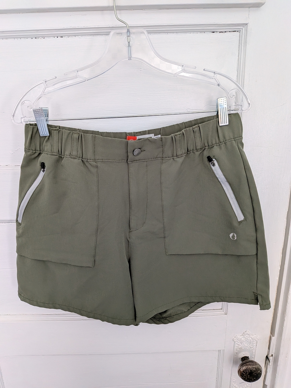 Women's Olive Green Performance Trail Shorts American Outdoorsman SZ. Lg UPF 30